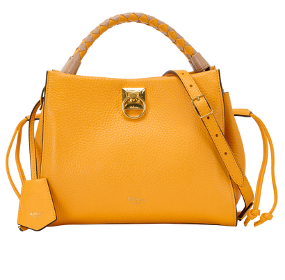 Small Iris, &pound;420, Handbags, Yellow, Leather, Front view